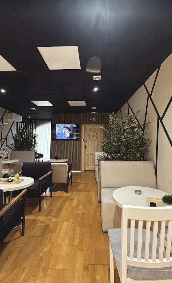 The Hood Social Club Marbella — Interior lounge area